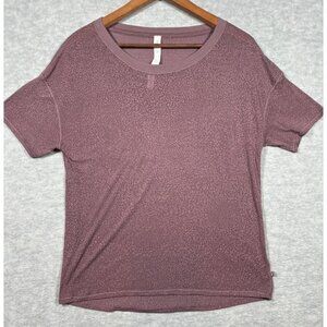 Lululemon Women's T-Shirt Size 4 Between‎ Moments Semi-Sheer Athletic